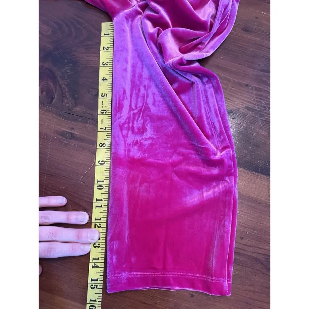 J. Crew Crewcuts Girl's Size 4 Velvet Jumpsuit Romper Pantsuit In Berry $80 NWT